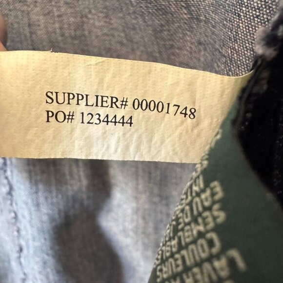 Lauren Ralph Lauren Cotton Denim Triple Ruffle Hem True  Wrap Midi Dress Size 10 - Picture 14 of 14